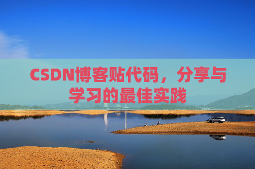 CSDN博客贴代码，分享与学习的最佳实践